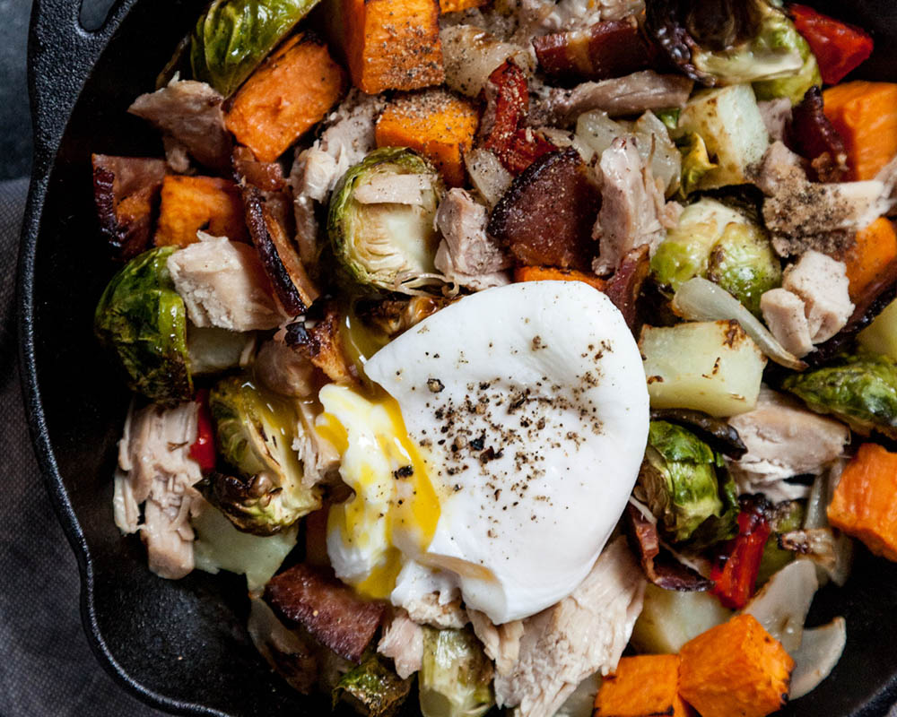 Holiday turkey hash
